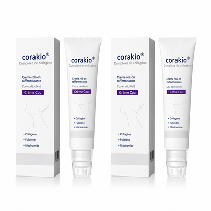 ⏳corakio® Crème Liftante Cou & Décolleté Roll-On