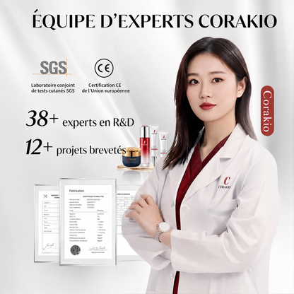 🌸Corakio® Crème Raffermissante Anti-Âge aux Polypeptides