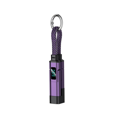 🆙Ⓜ️🔥4-in-1 Digital Display Keychain Charging Cable