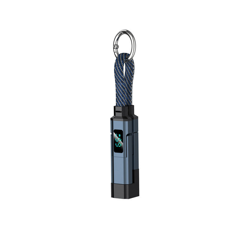 🆙Ⓜ️🔥4-in-1 Digital Display Keychain Charging Cable