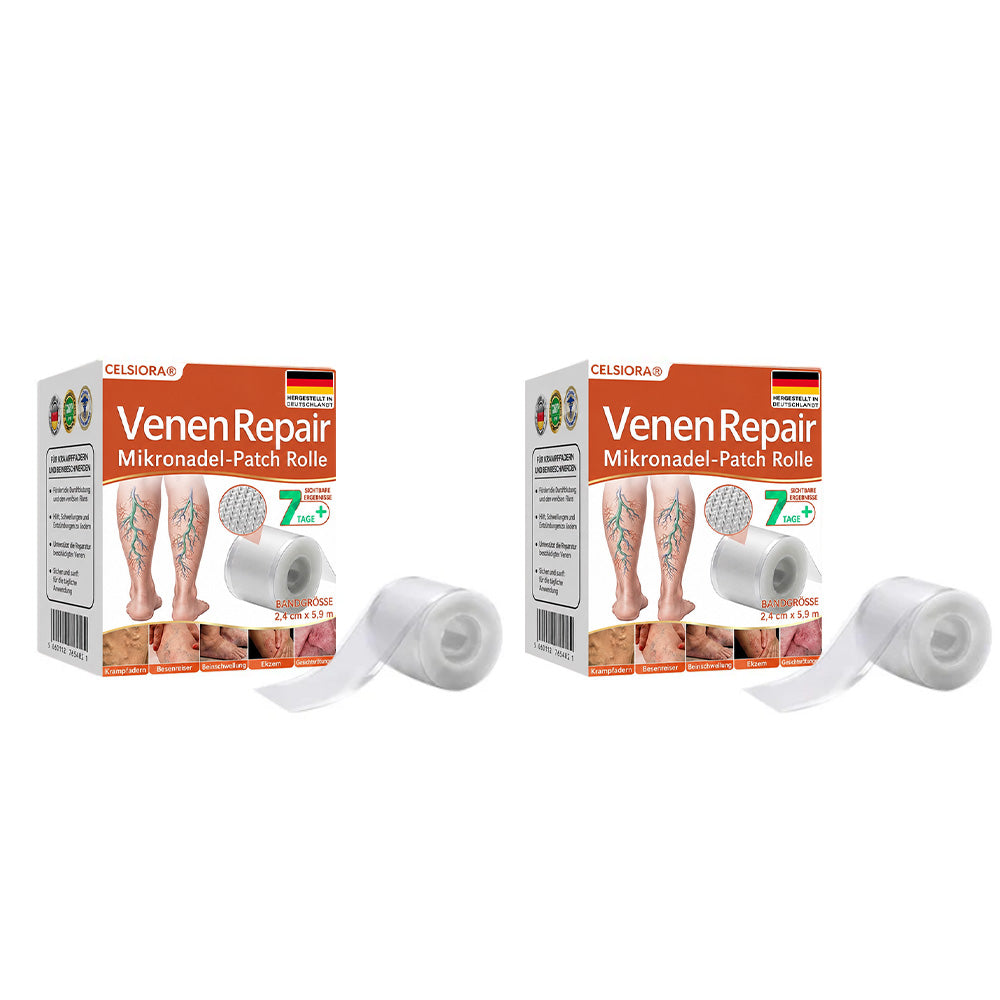 ✅ Celsiora® Vein Ease Microneedle-Pflegepflaster – Bei Besenreisern, Krampfadern, Schwellungen & müden Beinen | Nur heute 50 % Rabatt