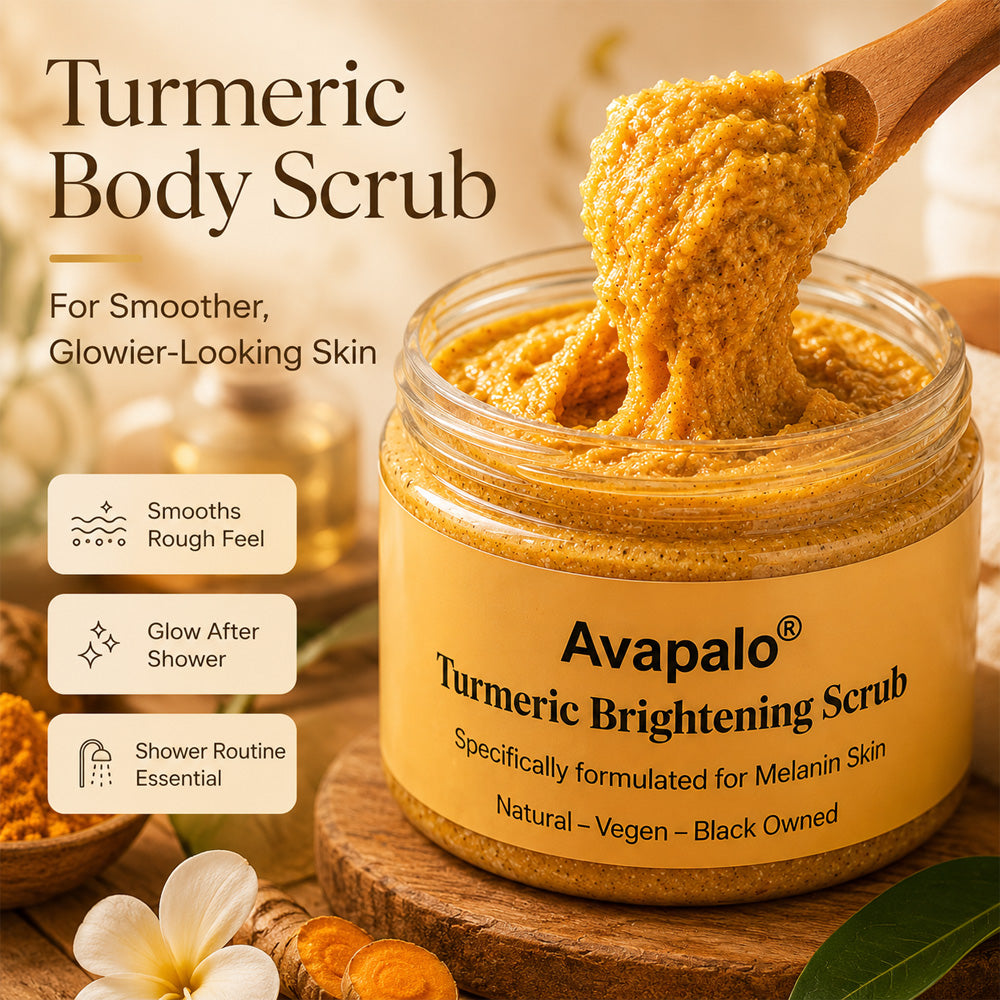 Gommage corporel exfoliant au curcuma