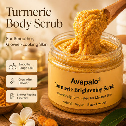 Gommage corporel exfoliant au curcuma