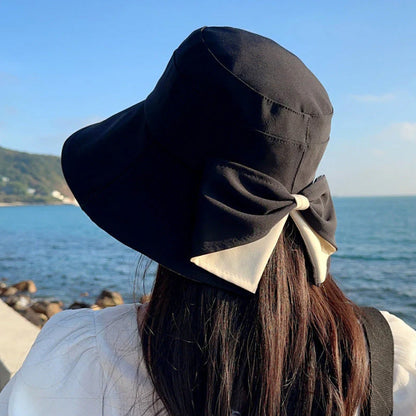 👒 Offre limitée : -50 % aujourd’hui ! ✨ Chapeau de soleil femme avec nœud – Large bord pour une protection élégante contre le soleil 🎀