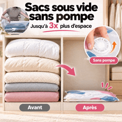 📦👕Sacs de rangement sous vide  corakio® – Gagnez de la place facilement