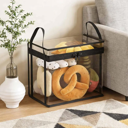 💕 VENTE FLASH — Boîte de Rangement Transparente XL 🧺 Gardez Votre Maison Organisée