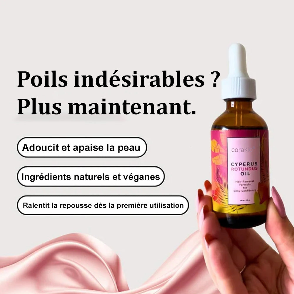 🌿 corakio® Huile Anti-Repousse Cyperus Rotundus