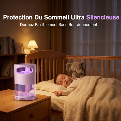 🦟 Lampe Anti-Moustiques UV USB – Protection Silencieuse & Sans Produits Chimiques 🌙