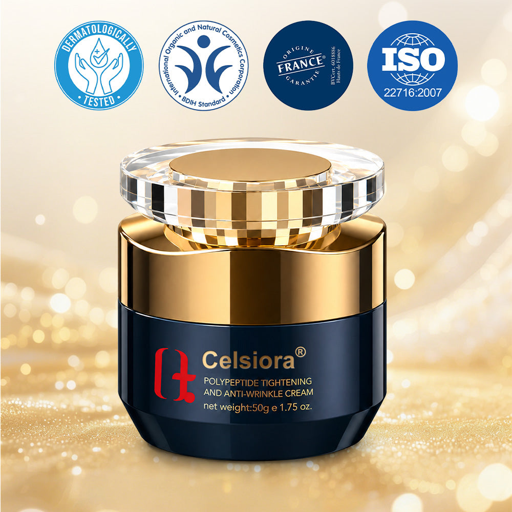up Celsiora® Crème Visage Anti-Rides - PDRN + Multi-Peptides pour une peau visiblement plus lisse, plus ferme et plus lumineuse.