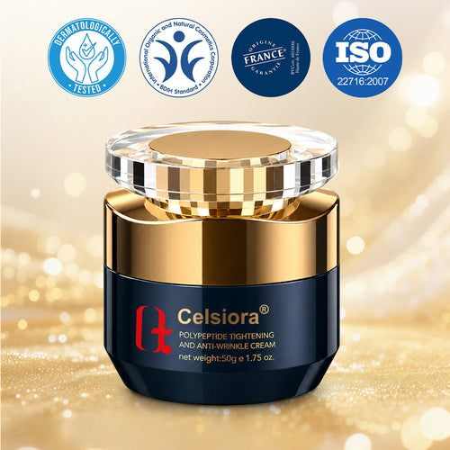 up Celsiora® Crème Visage Anti-Rides - PDRN + Multi-Peptides pour une peau visiblement plus lisse, plus ferme et plus lumineuse.