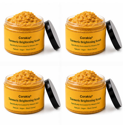 🌿Gommage corporel exfoliant au curcuma