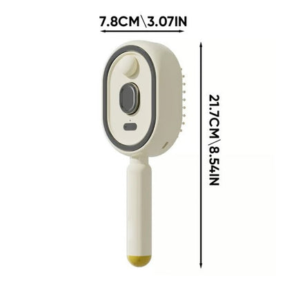 🫧Brosse Brume Capillaire Haute Technologie Corakio® — LED Rouge & Soin Vapeur pour une Densité Instantanée