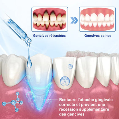 🦷🔥 Solution de Soins Buccaux – Traite efficacement les dommages à l'émail, l'inflammation gingivale, les maux de dents, la sensibilité dentaire, les saignements des gencives, la parodontite, les caries, les aphtes et la mauvaise haleine.