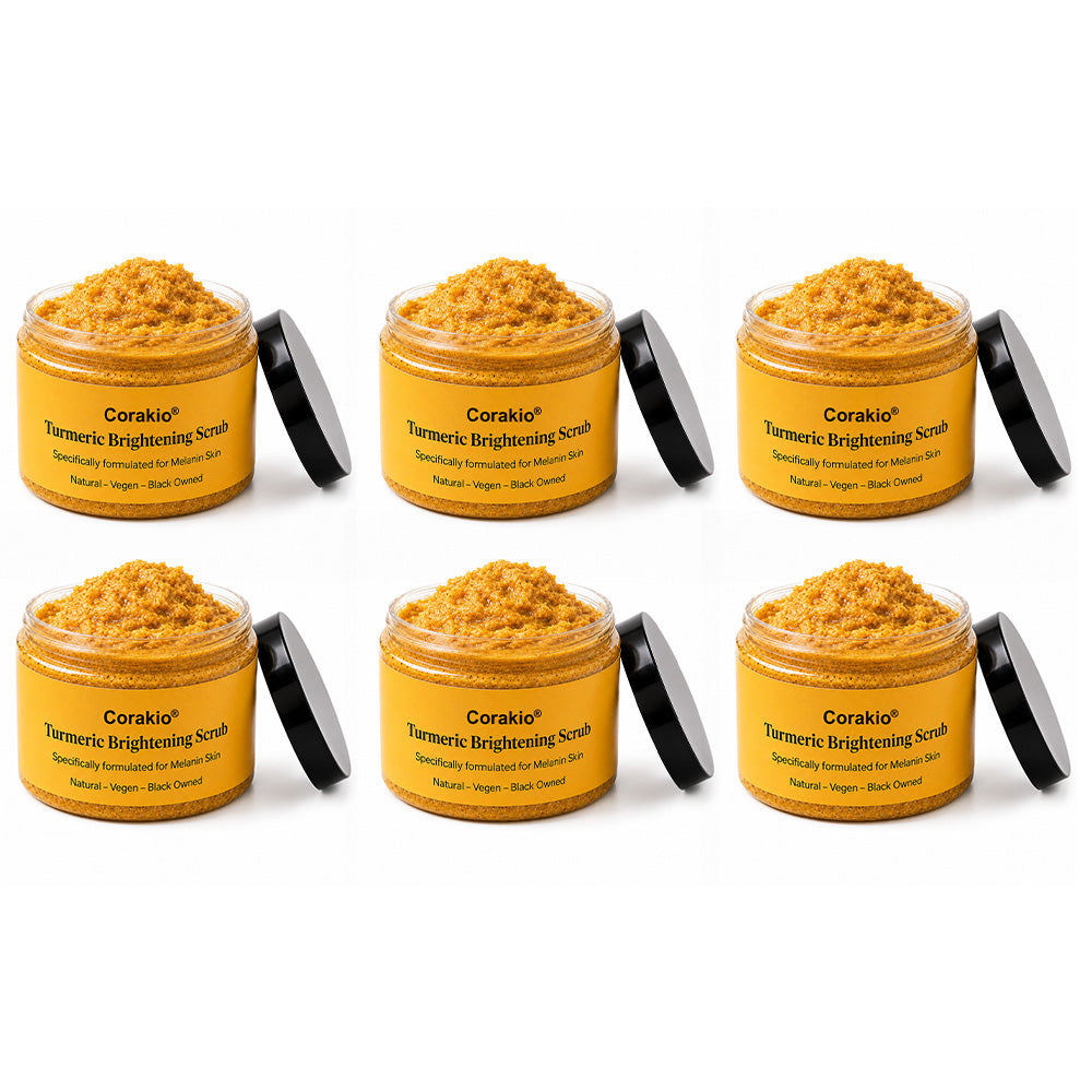 🌿Gommage corporel exfoliant au curcuma
