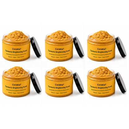 🌿Gommage corporel exfoliant au curcuma