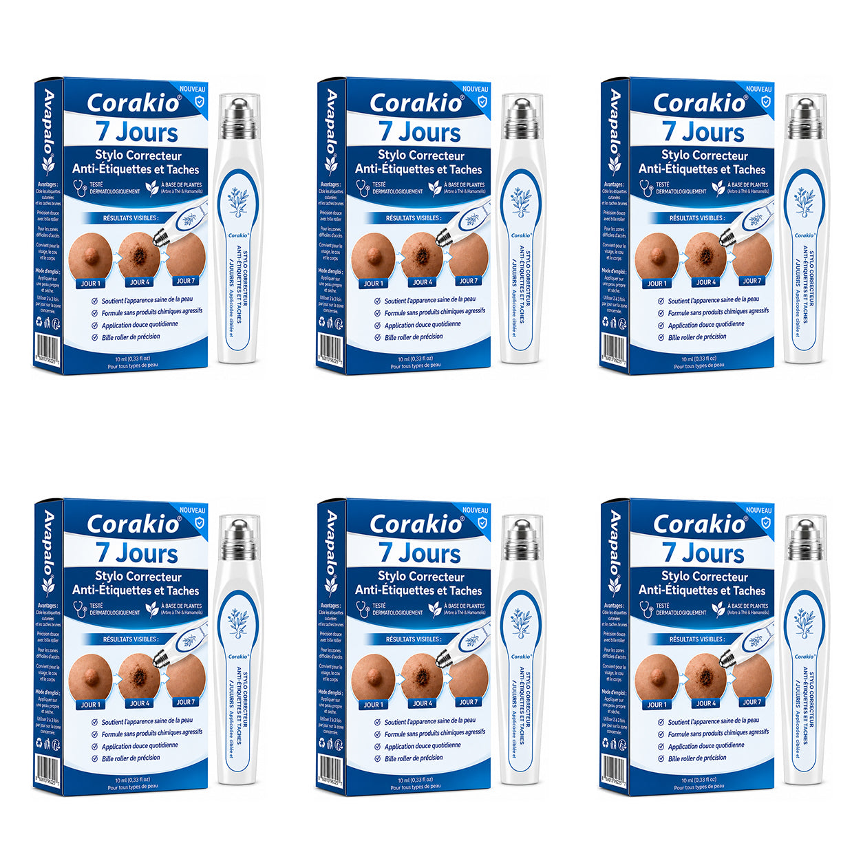 𝟕-𝐃𝒂𝘆 𝐒𝗸𝐢𝐧 𝐓𝒂𝗴 & 𝐒𝐩𝙤𝐭 𝐄𝐫𝒂𝐬𝙚𝐫 Painless & Scar-Free Advanced Imperfection Removal Rollerball Pen
