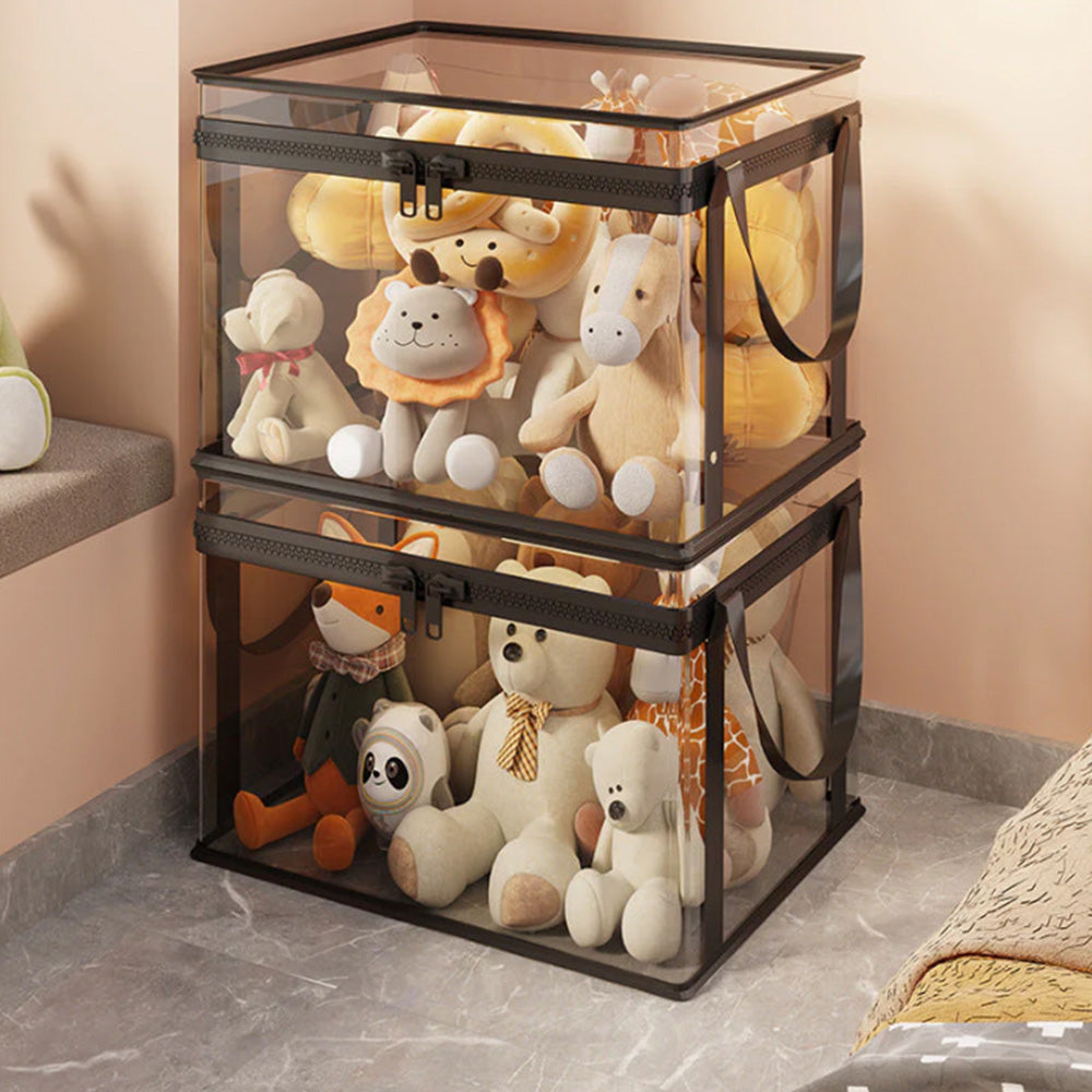 💕 VENTE FLASH — Boîte de Rangement Transparente XL 🧺 Gardez Votre Maison Organisée