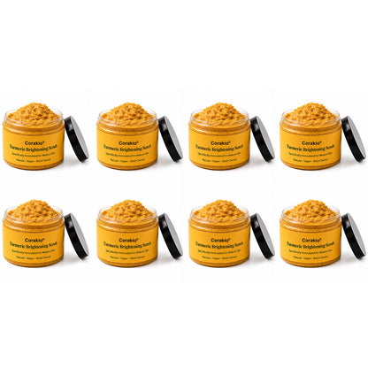 🌿Gommage corporel exfoliant au curcuma