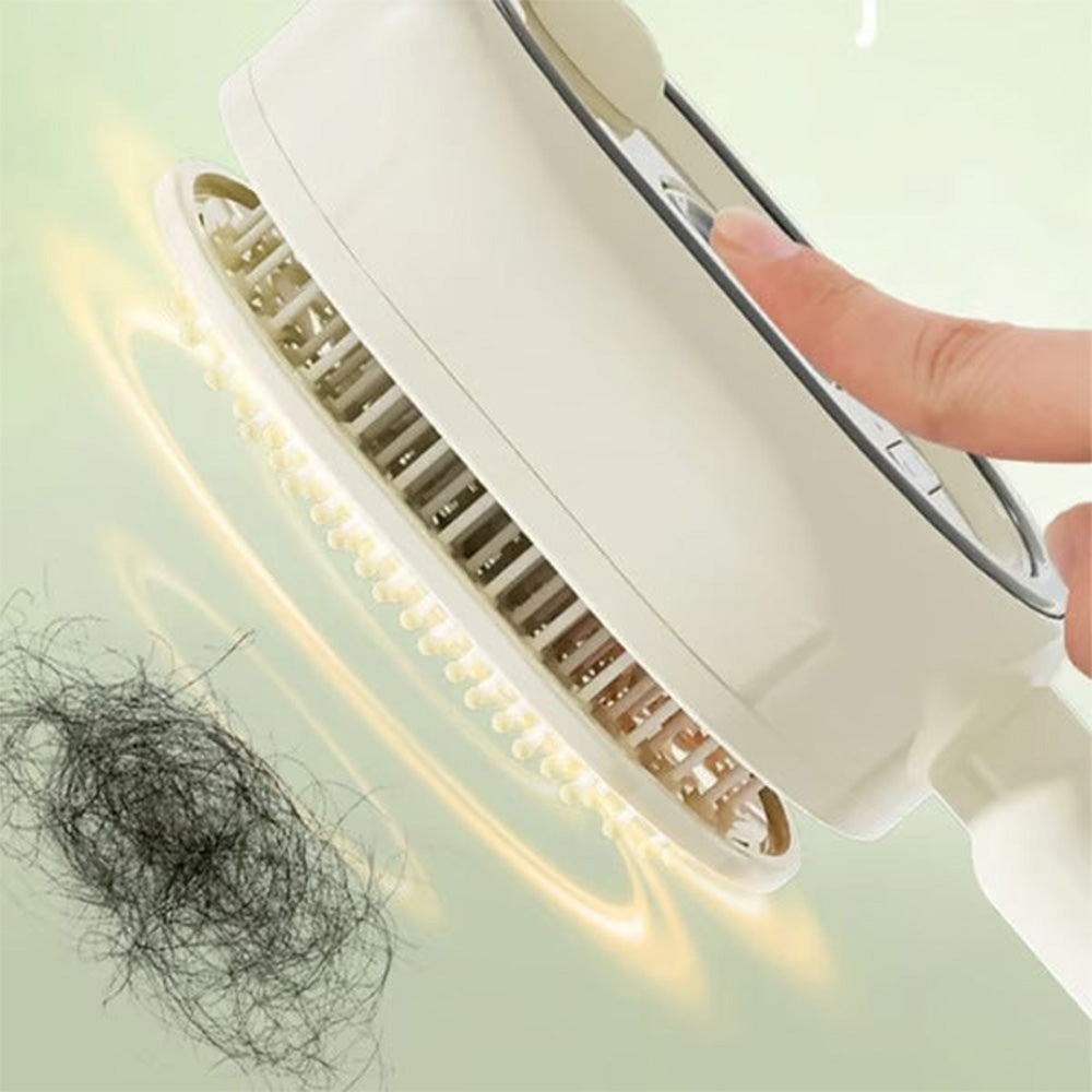 🫧Brosse Brume Capillaire Haute Technologie Corakio® — LED Rouge & Soin Vapeur pour une Densité Instantanée