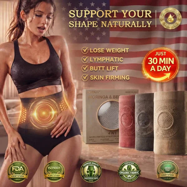 🔥Corakio® Short Sculptant Brûle-Graisse 4-En-1 : Technologie de Micro-Particules à Infusion de Moringa & Berbérine