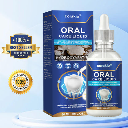 🦷🔥 Solution de Soins Buccaux – Traite efficacement les dommages à l'émail, l'inflammation gingivale, les maux de dents, la sensibilité dentaire, les saignements des gencives, la parodontite, les caries, les aphtes et la mauvaise haleine.