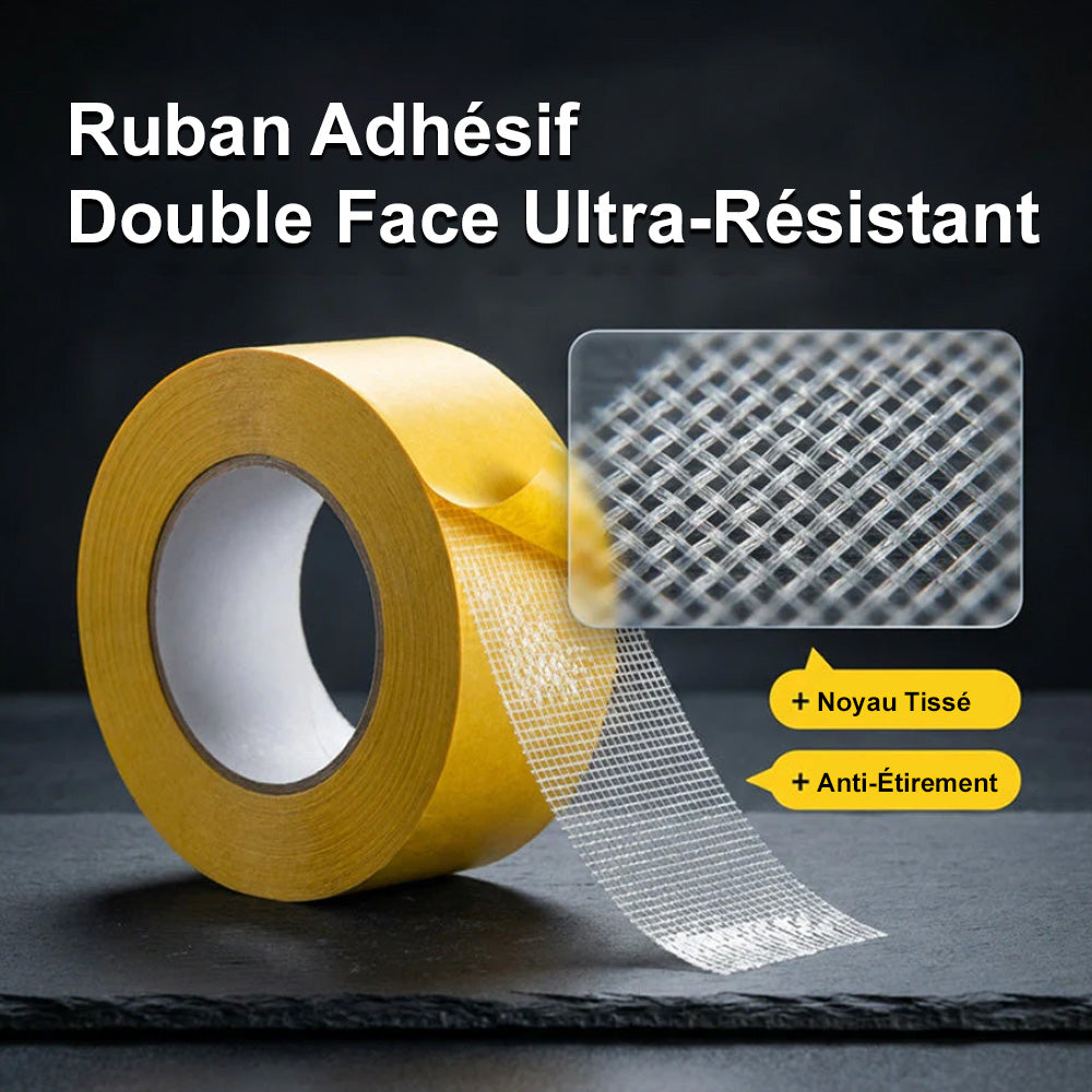 up🔥 DERNIER JOUR : 1 ACHETÉ = 1 OFFERT !! 🏠 Ruban adhésif double face en maille ultra-adhérent