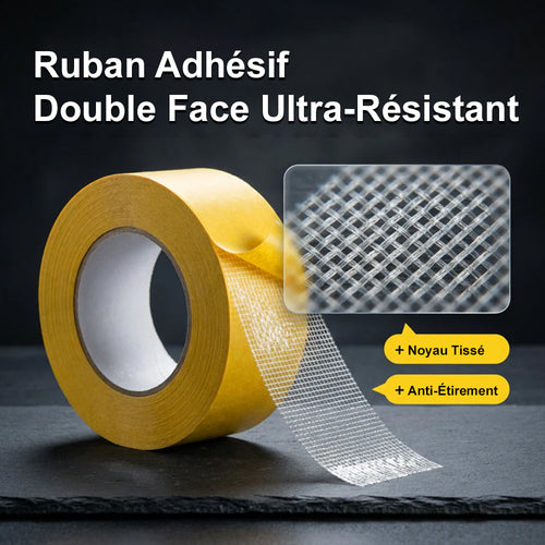 up🔥 DERNIER JOUR : 1 ACHETÉ = 1 OFFERT !! 🏠 Ruban adhésif double face en maille ultra-adhérent
