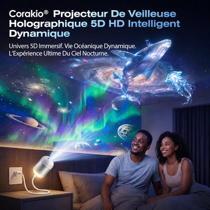 🔥 Projecteur Holographique 5D HD pour une Ambiance Immersive à la Maison