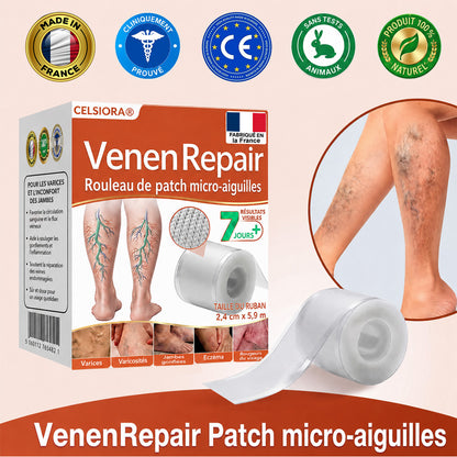 up✅ Patchs de soin à micro-aiguilles Celsiora® Vein Ease – Pour les varicosités, les varices, les gonflements et les jambes fatiguées | Aujourd’hui seulement : -50 %