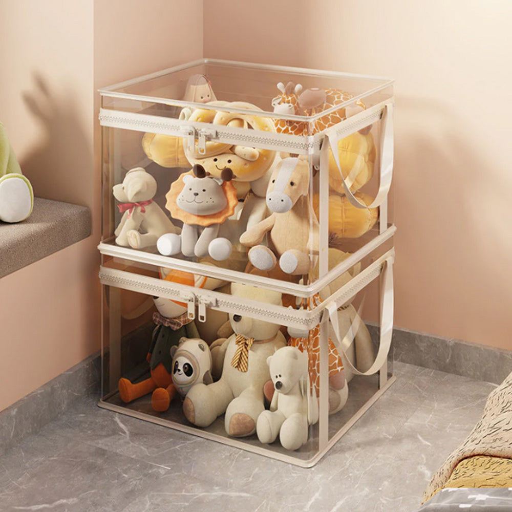 💕 VENTE FLASH — Boîte de Rangement Transparente XL 🧺 Gardez Votre Maison Organisée