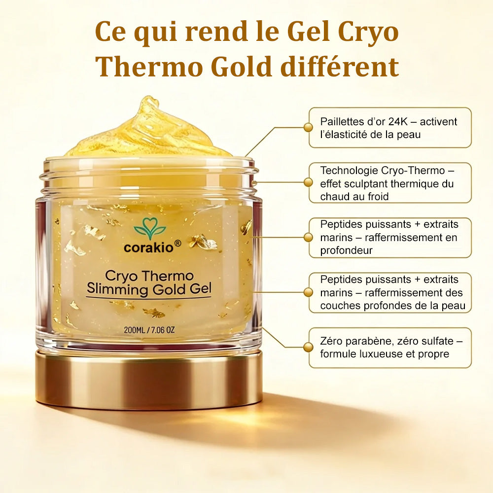 ✨Crème de massage raffermissante Burn Gold Corakio®