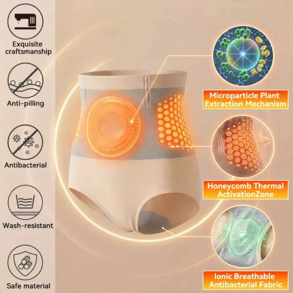🔥Corakio® Short Sculptant Brûle-Graisse 4-En-1 : Technologie de Micro-Particules à Infusion de Moringa & Berbérine