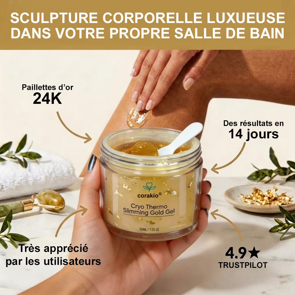 ✨Crème de massage raffermissante Burn Gold Corakio®