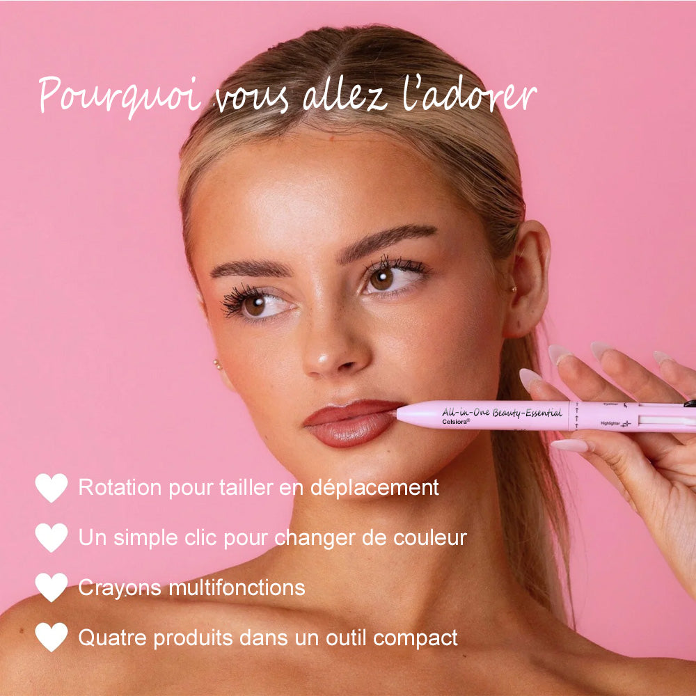 🆙Ⓜ️💄Corakio®🖤 Stylo maquillage 4-en-1