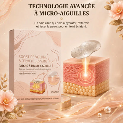 up  Patchs à micro-aiguilles Celsiora® pour sublimer la poitrine