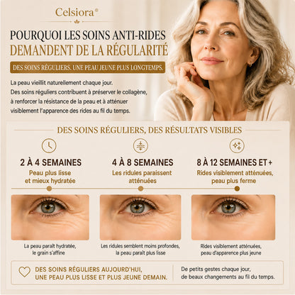 up Celsiora® Crème Visage Anti-Rides - PDRN + Multi-Peptides pour une peau visiblement plus lisse, plus ferme et plus lumineuse.