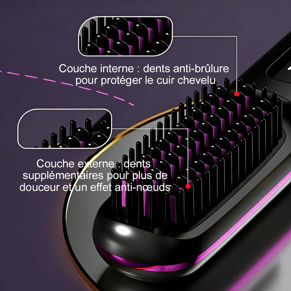 🪮⚡La première brosse coiffante intelligente pour cheveux courts💜 – précision parfaite, sécurité absolue et coiffage sans effort