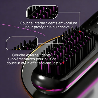 🪮⚡La première brosse coiffante intelligente pour cheveux courts💜 – précision parfaite, sécurité absolue et coiffage sans effort