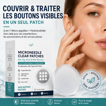Effective MicroNeedle BotanicSkinTag Removal Patch