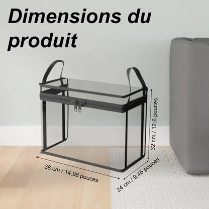💕 VENTE FLASH — Boîte de Rangement Transparente XL 🧺 Gardez Votre Maison Organisée