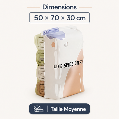 ♥️Corakio® Sac de Rangement Sous Vide Haute Capacité pour Vêtements et Couettes