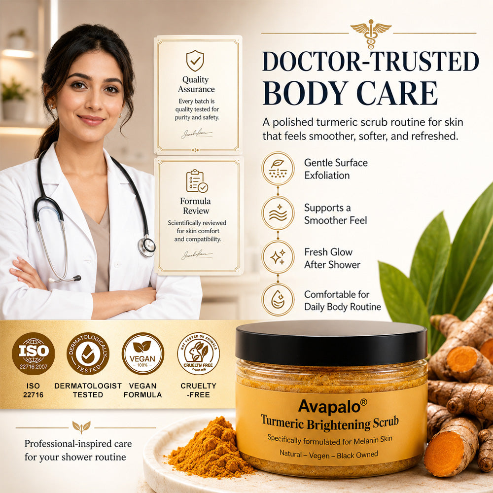 Gommage corporel exfoliant au curcuma