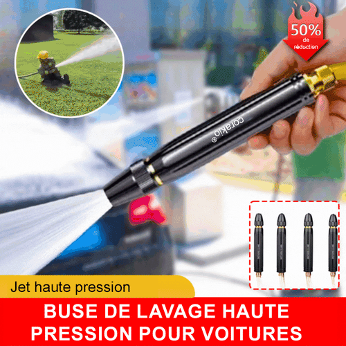 🚿 Pistolet à Eau Haute Pression – Nettoyage Puissant & Rapide pour Maison, Jardin & Voiture