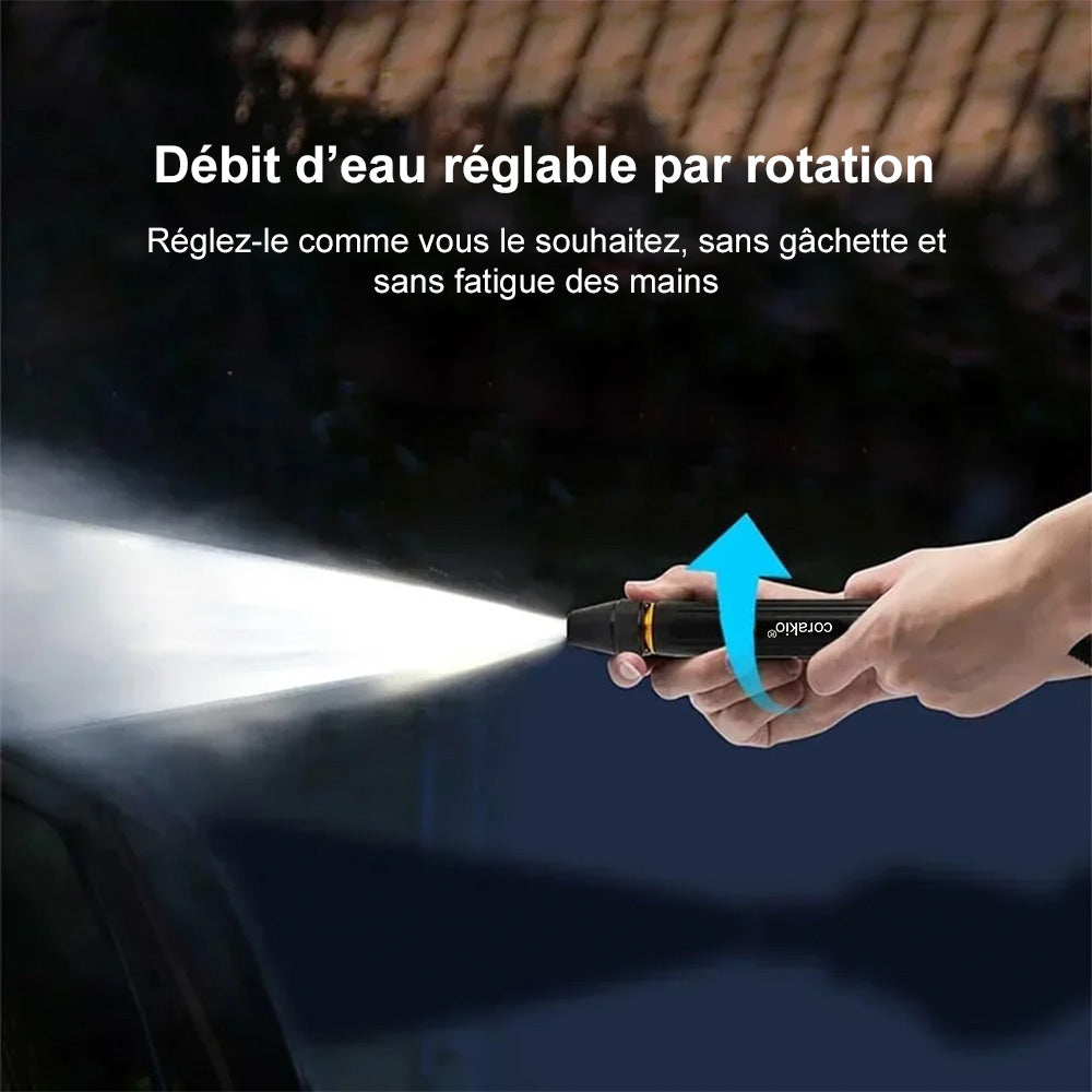🚿 Pistolet à Eau Haute Pression – Nettoyage Puissant & Rapide pour Maison, Jardin & Voiture