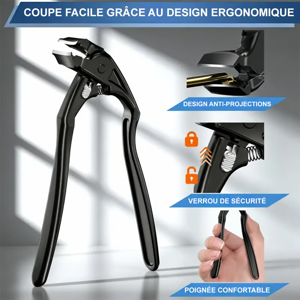 up📍PROMO TENDANCE 2026 – Coupe-ongles en acier inoxydable à lames courbées de précision – Idéal pour les ongles épais et les seniors, coupe sans effort ! ✂️✨