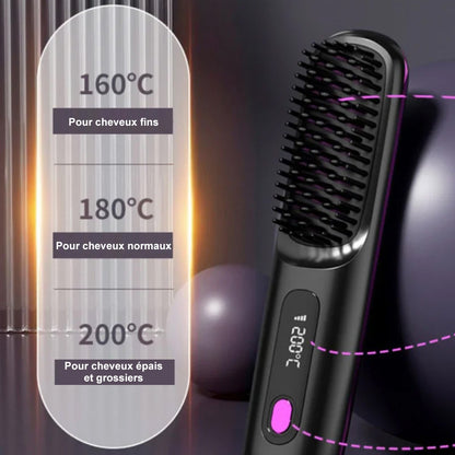 🪮⚡La première brosse coiffante intelligente pour cheveux courts💜 – précision parfaite, sécurité absolue et coiffage sans effort