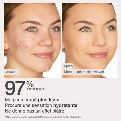 ☁️Corakio® BB Blur Crème Teintée SPF 30 – Illumine, Hydrate & Lisse Instantanément la Peau ✨
