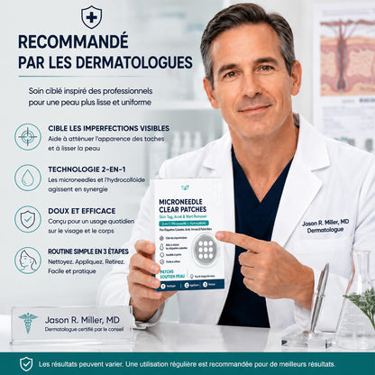 Effective MicroNeedle BotanicSkinTag Removal Patch