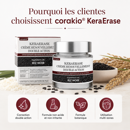 Corakio® KeraErase Crème Rénovatrice Double Action