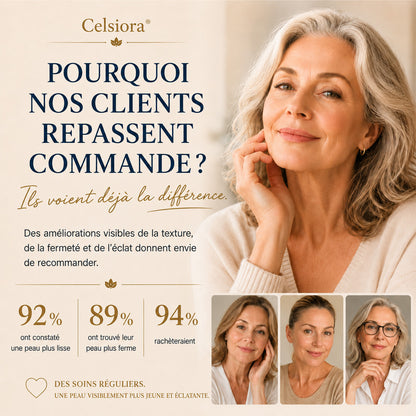 up Celsiora® Crème Visage Anti-Rides - PDRN + Multi-Peptides pour une peau visiblement plus lisse, plus ferme et plus lumineuse.